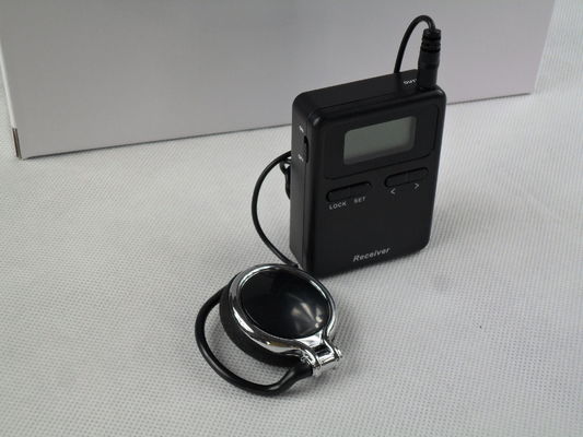 008A Mini Wireless Audio Guide Nadajnik i odbiornik systemu dla scenicznego punktu
